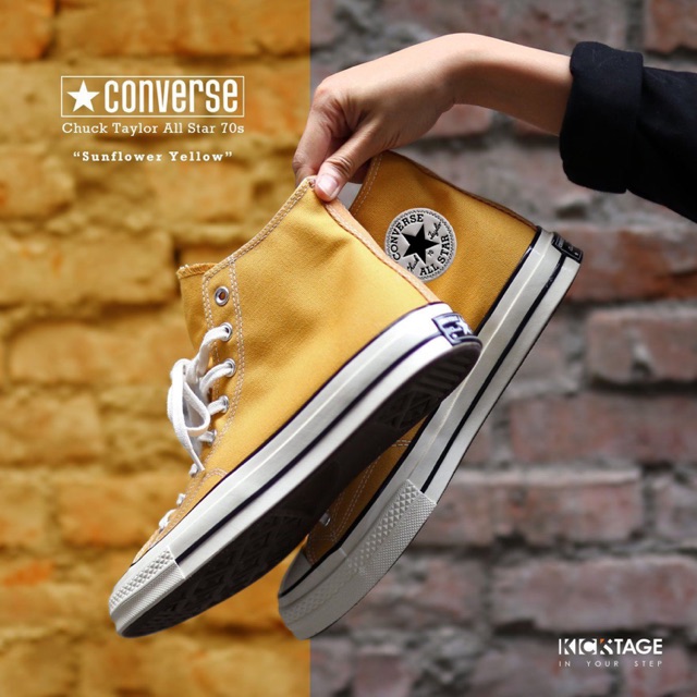 Sepatu converse 70s hi sunflower egred