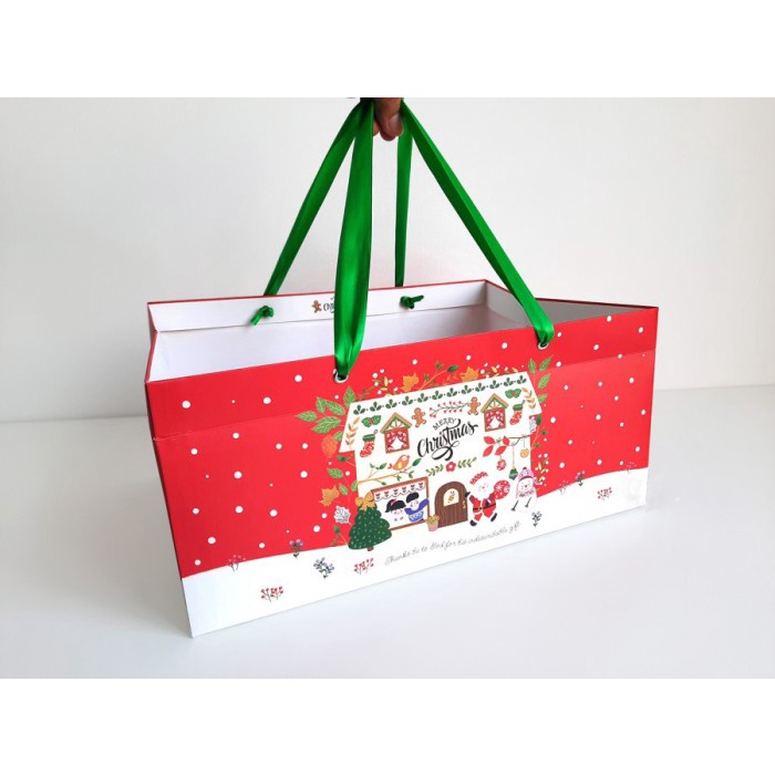 

BISA BAYAR DITEMPAT Paperbag Christmas Tas Kertas Paper Bag Natal Goodie Bag Merry Xmas TERLARIS