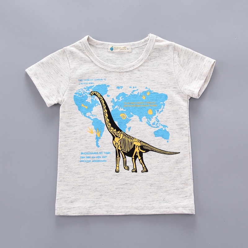 Cherry COD Setelan Baju Anak Laki Laki Motif Dino Maps / Baju Anak Laki Laki Dinosaurus SB43