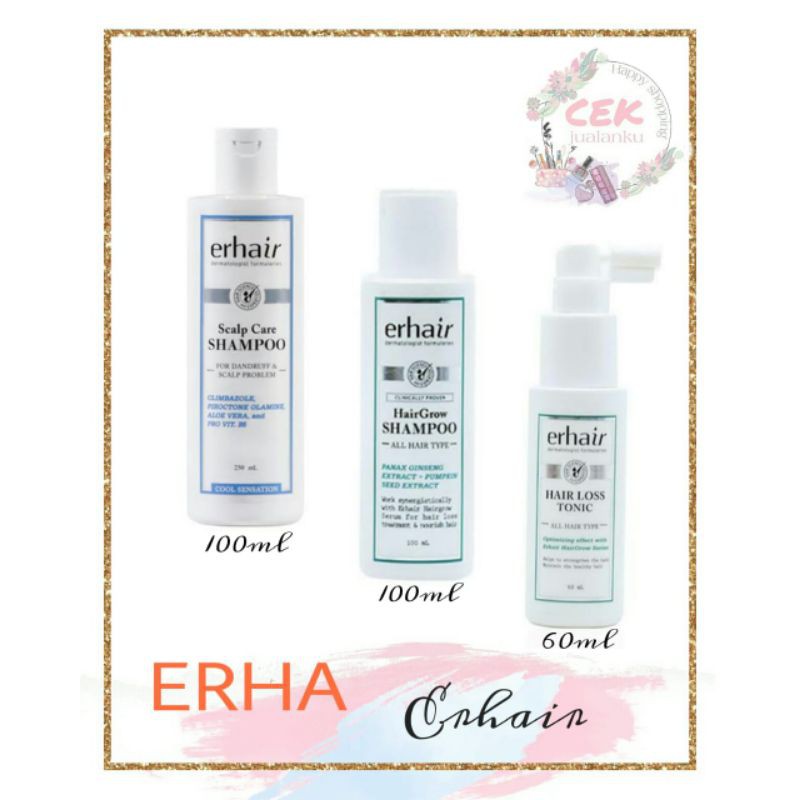 ERHA Shampo Series (Hairgrow / ScalpCare / Hair Tonic)