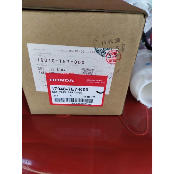 Fuel Filter Saringan Bensin Honda Mobilio Original
