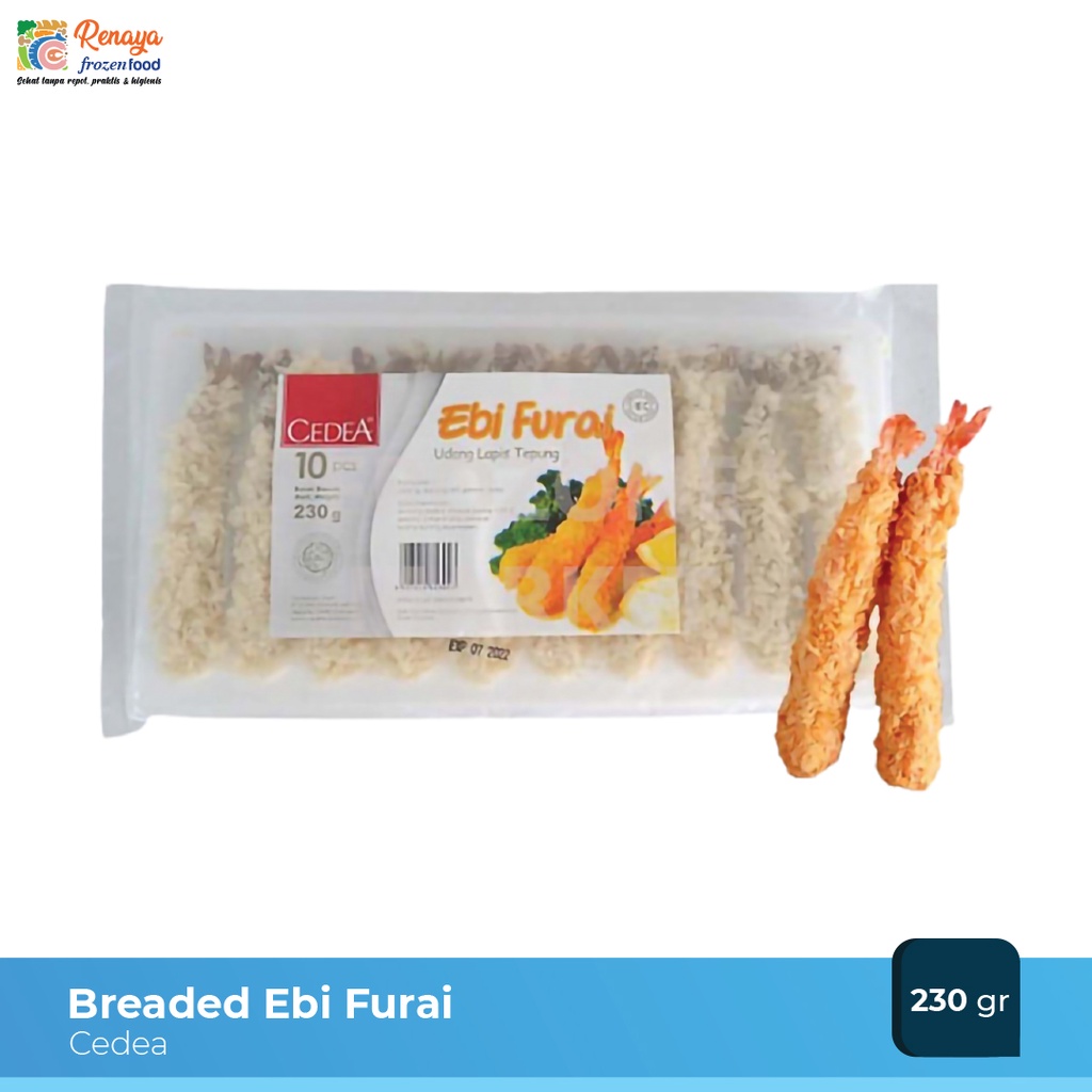 

Cedea Breaded Ebi Furai Frozen Food Udang Tempura Goreng Tepung Original Termurah - Renaya.Frozen