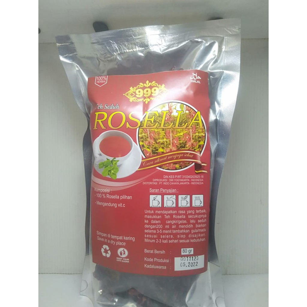 

TEH SEDUH ROSELLA 999 80GR BUNGA ROSELLA UNTUK BERBAGAI KESEHATAN