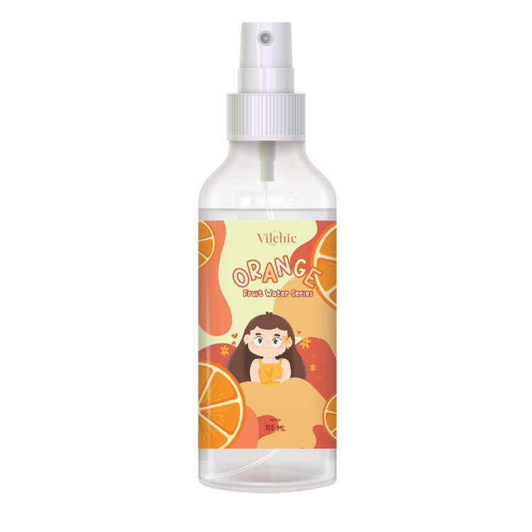 [BUY 3 GET GIFT] BEAUTY WATER TONER FACEMIST FRUIT SERIES 100ML BY VILCHIC