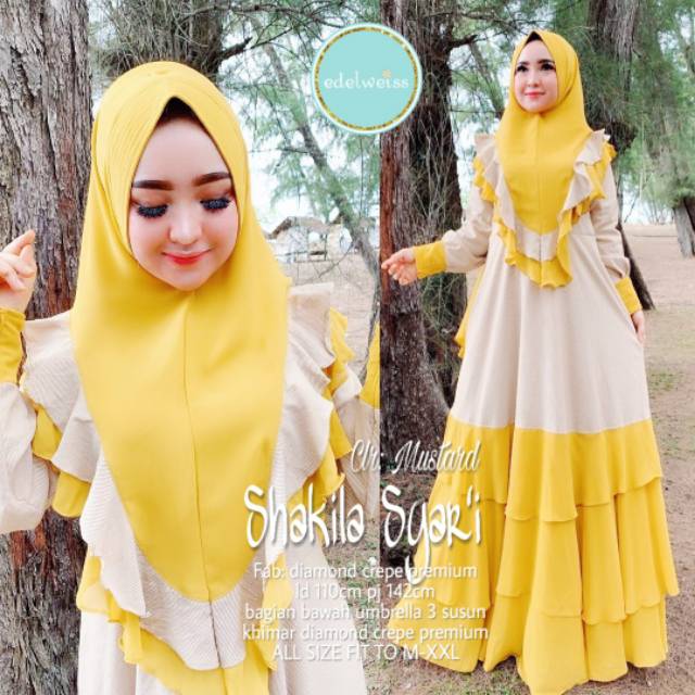 Shakila syar'i set mewah