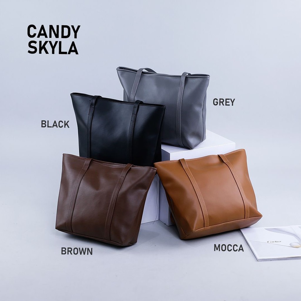 Tote Bag Slim Candy Pom-Pom #67