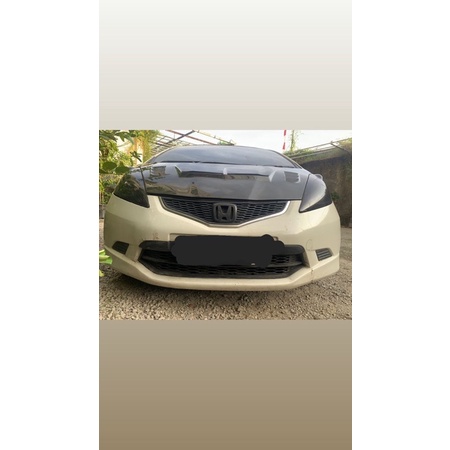 kap mesin karbon kevlar is racing Honda jazz ge8  2010 rs