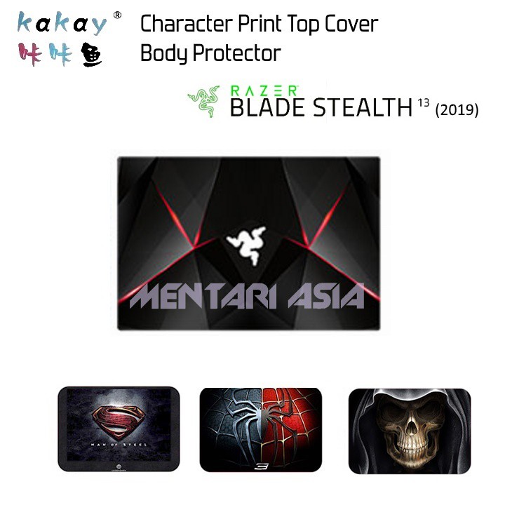 Body Protector RAZER Blade Stealth 13 2019 - KAKAY 1pc Top Cover Print