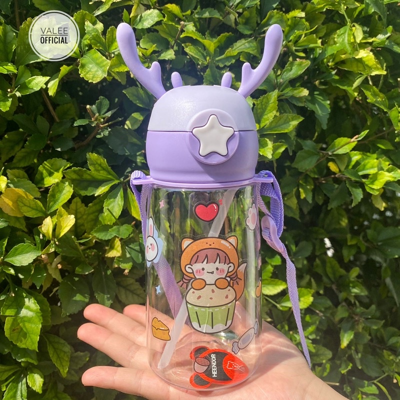 BOTOL MINUM LUCU IMPORT|BOTOL MINUM LUCU 500 ML| BPA FREE BOTOL MINUM LUCU