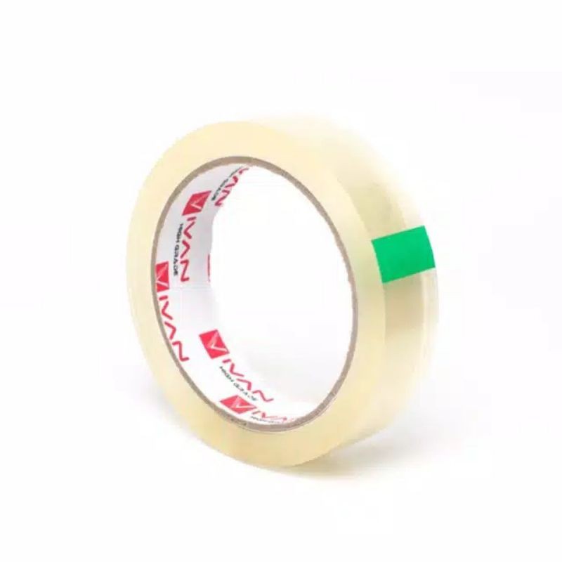 

Lakban Bening IVAN Ukuran 1inc x 72yrd