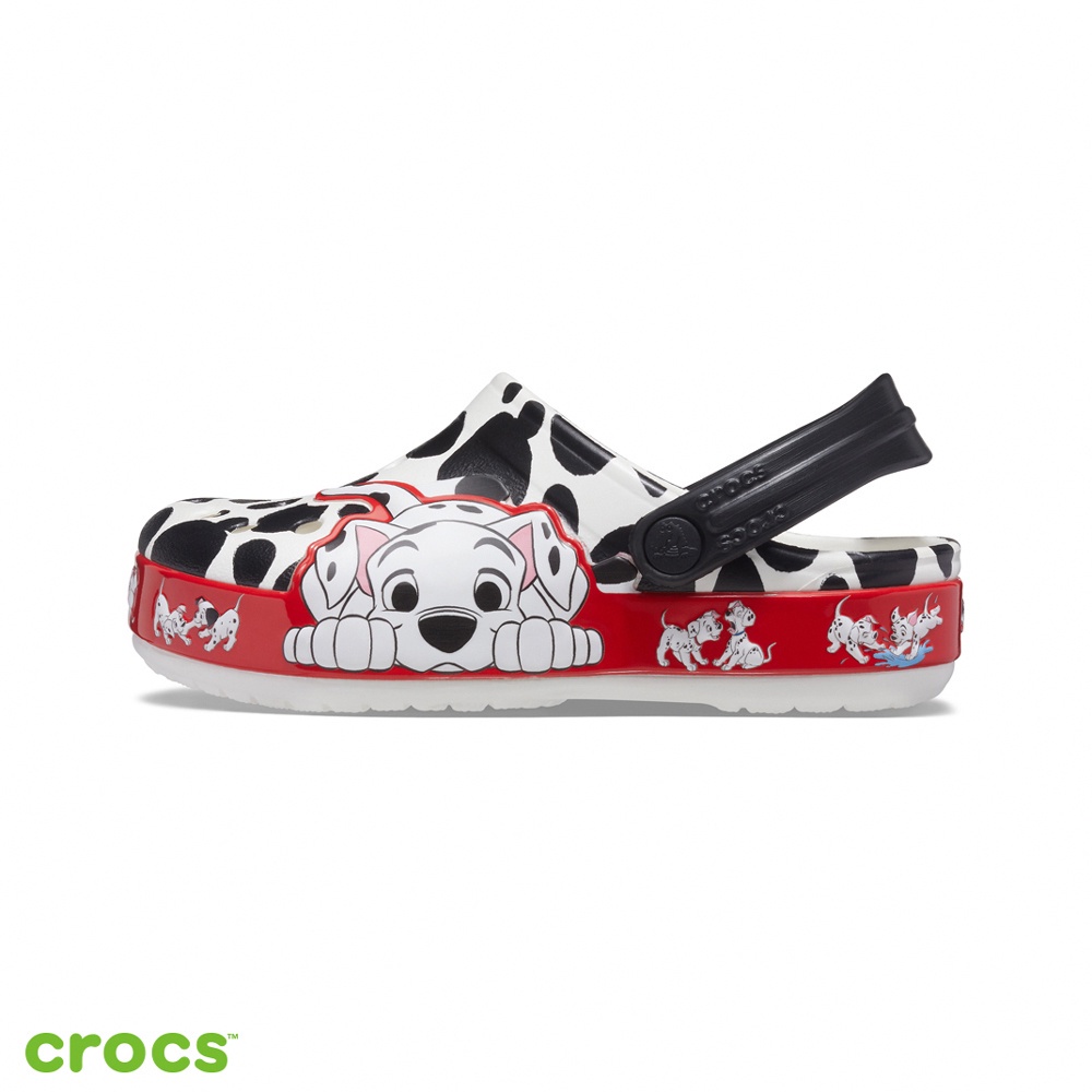 Crocs Kid's FL 101 Dalmatians Clog - White 207193-100