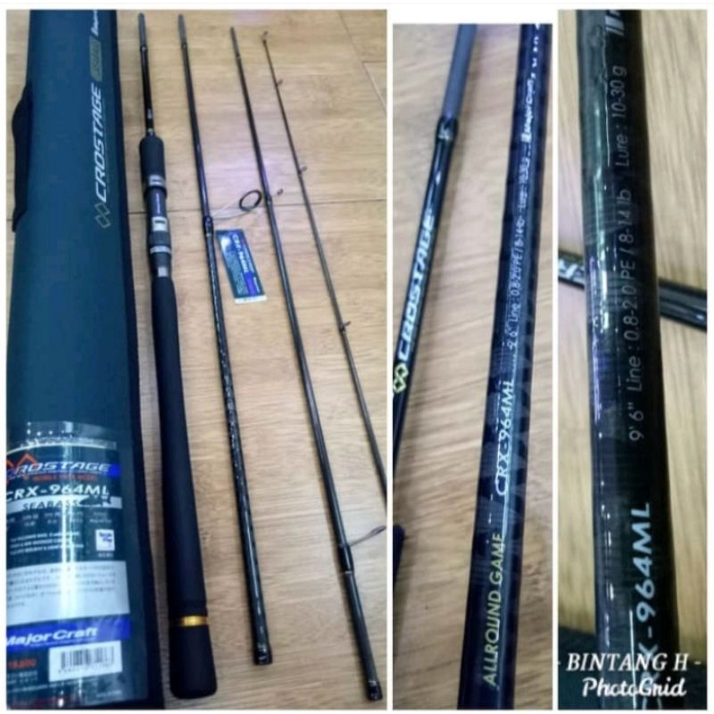 Joran Majorcraft Crostage CRX-964ML | Sambung 4 | Spinning | Casting