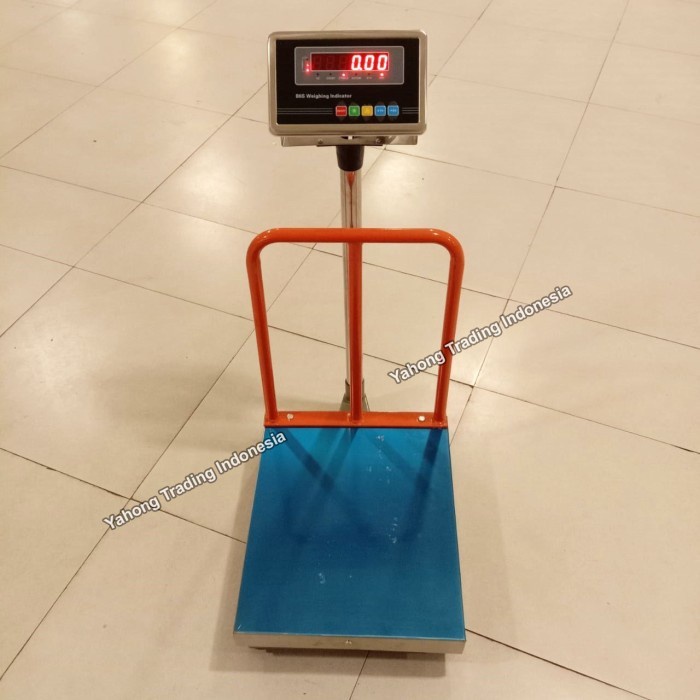 Timbangan Barang Digital 100kg 200kg 300kg / Bench Scale B6S 40cm x 50cm + PAGAR