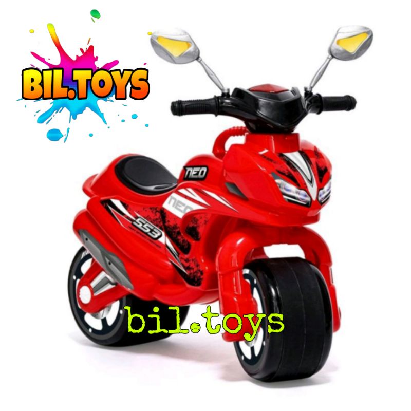 MAINAN ANAK LAKI LAKI MOTOR TUNGGANG PUSHBIKE SHP NEO 533 MAINAN MOTOR COCOK UNTUK KADO