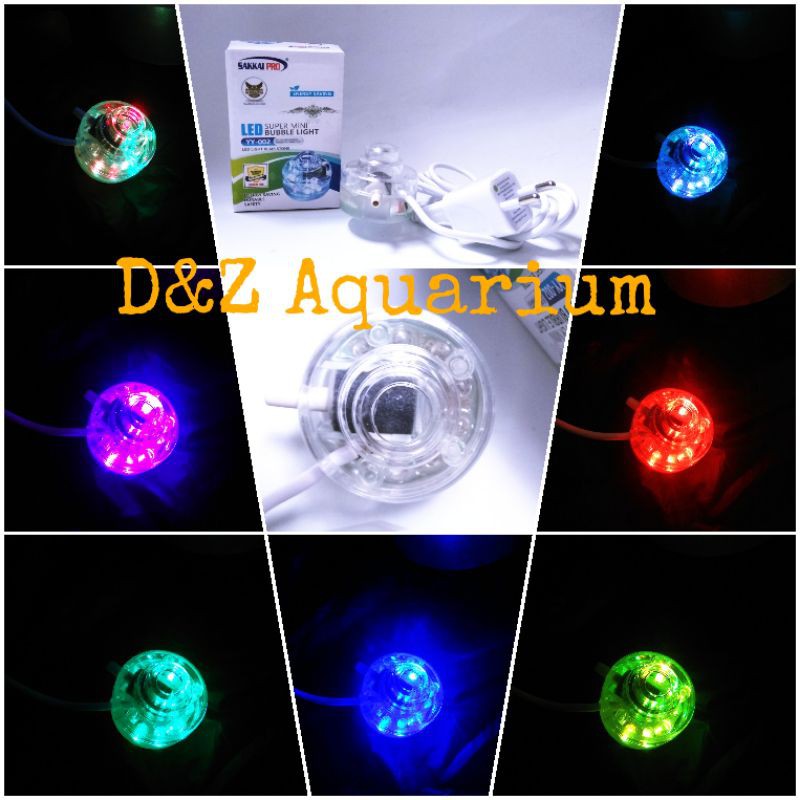 Mini Bubble Lamp Lampu Aquarium Gelembung Udara Aquarium Mini