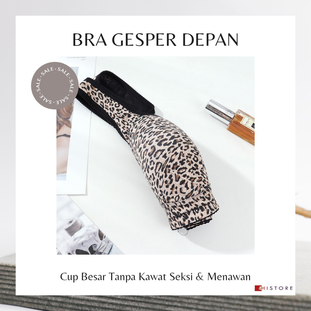 [HI] Bra Seamless Push Up Nirkabel Gesper Depan Cup CD 3316 Wanita Cup Besar