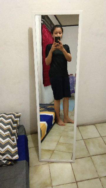 Standing Mirror Cermin Berdiri Minimalis Modern Tinggi Full Badan Bahan Fiber