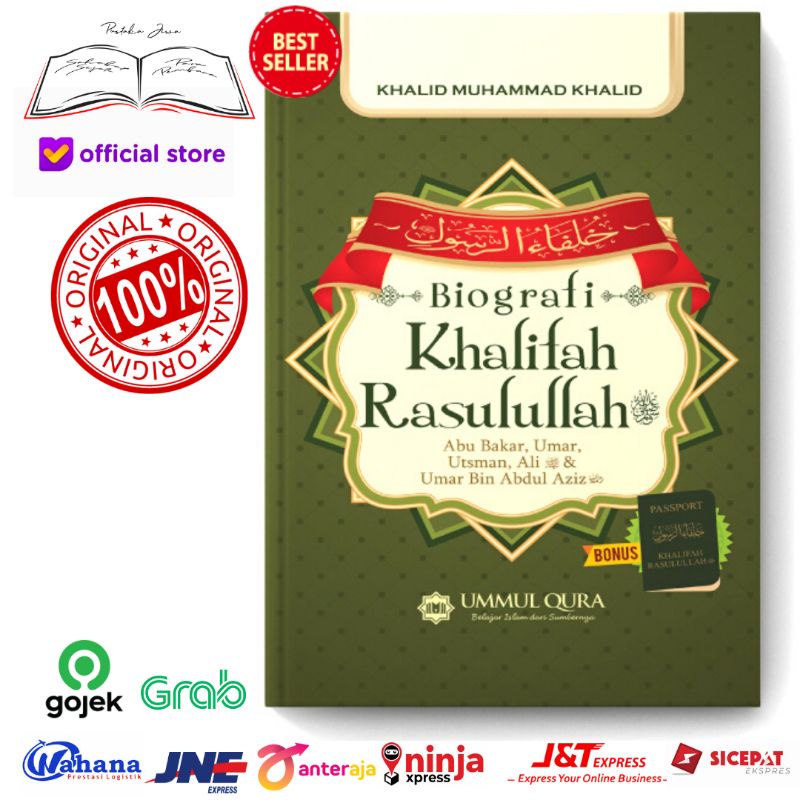 Buku Biografi Khalifah Rasulullah Abu Bakar Umar Utsman Usman Ali Umar bin Abdul Aziz