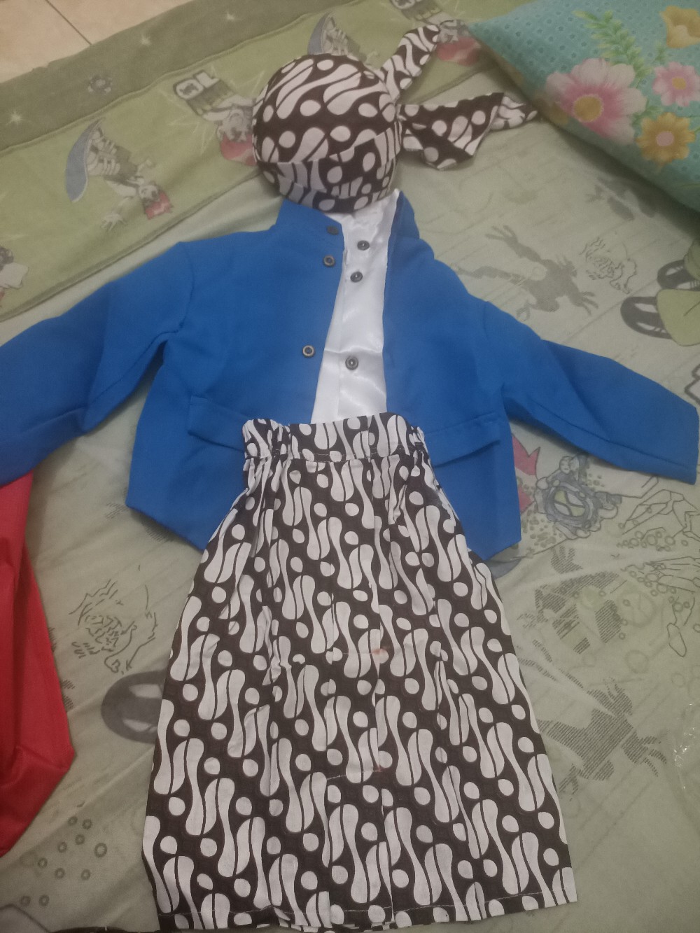 Beskap Hewes Ovj Anak / Beskap Sikepan Anak / Beskap+rok Batik Putih+blangkon / Beskap Bayi Balita