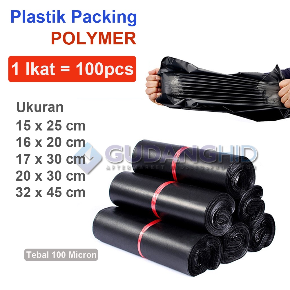 Plastik Packing Polymailer Online Shop Amplop Plastik 32X45 100pcs