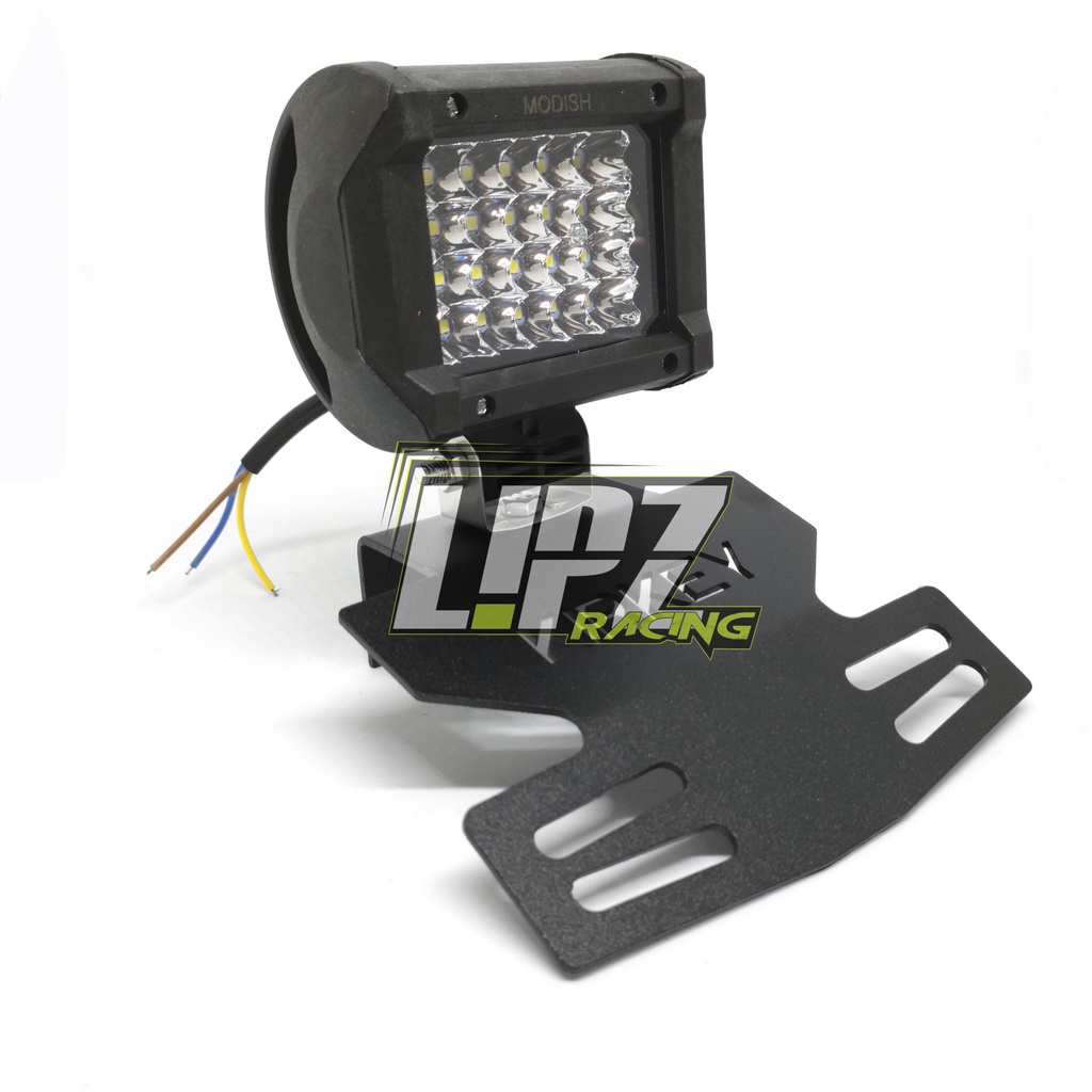 LAMPU HEADLIGHT LAMPU DEPAN LED RX-KING / RX-SPESIAL LED 24 MATA CAHAYA PUTIH + BRACKET DUDUKAN LAMPU DEPAN