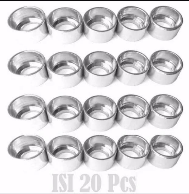 20pc Monel Baut Aksesoris Motor Bahan Aluminium Warna Ring 12