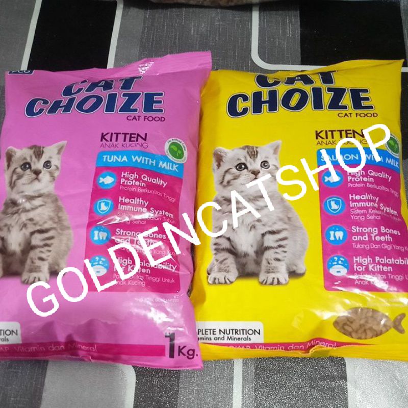 CAT CHOIZE KITTEN 1KG, makanan kucing