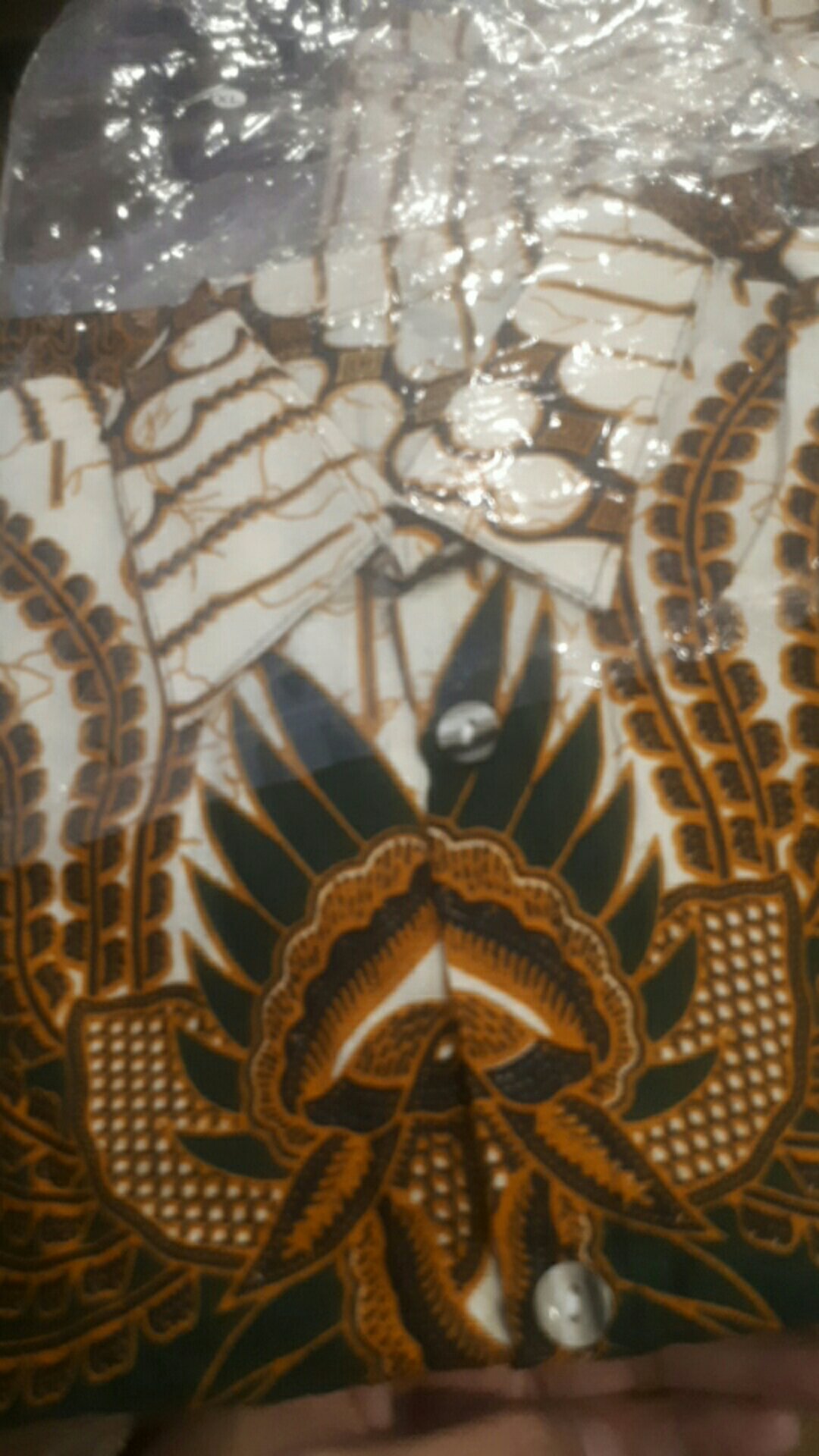 Maura Couple Sania Ruffle Batik Couple Keluarga Ori Motif Nusantara Hijau