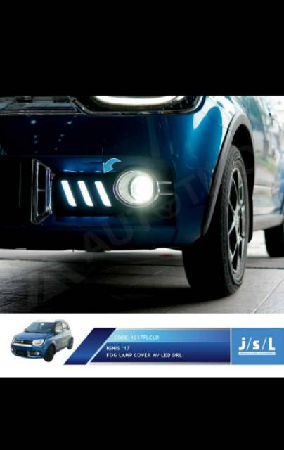 Cover foglamp LED DRL with lamp ignis (day time running light) jsl