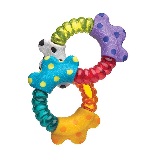 Playgro CLICK AND TWIST RATTLE - 3m+ Mainan / Gigitan Bayi - Original - BPA FREE