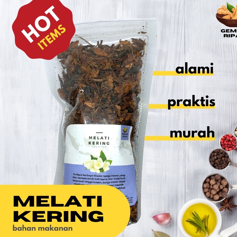 

DRIED JASMINE FLOWER TEA / TEH BUNGA MELATI KERING