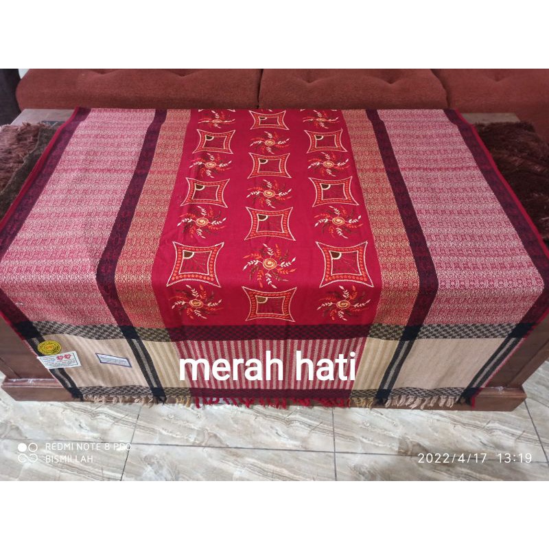 Sorban almas bordir merah premium sorban kashmiri india sulam sorban habib