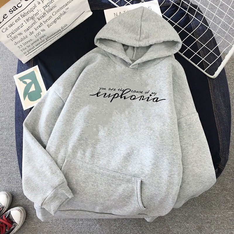 EUPHORIA HOODIE WANITA - ATASAN JUMPER TEBAL TERLARIS