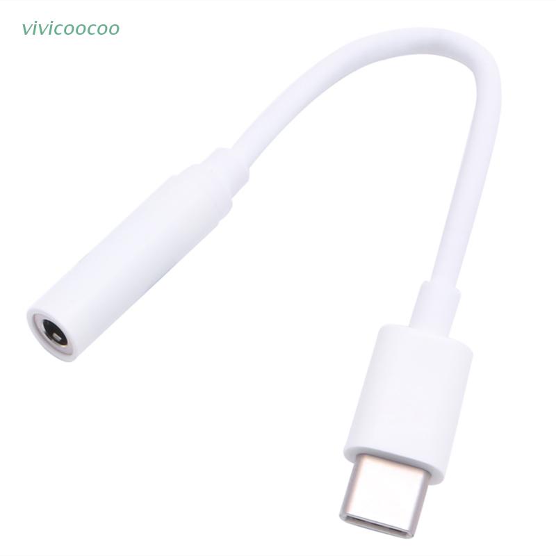 VIVI   USB 3.1 Type C Male To 3.5mm Female Earphone Audio AUX Converter Adapter Cable