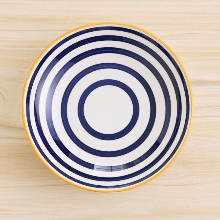 Piring Keramik Jepang / Piring Keramik / Piring Makan Keramik/ Bualt Modern 20cm-4