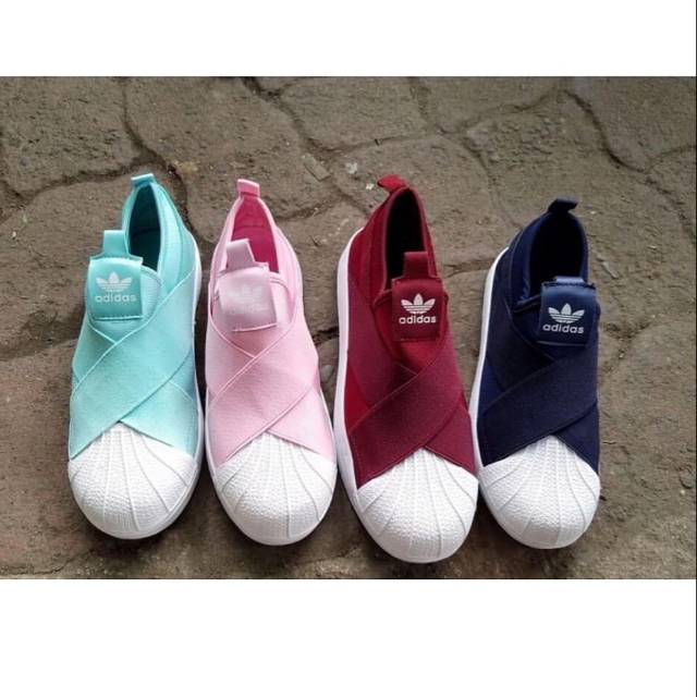 Adidas slip on.