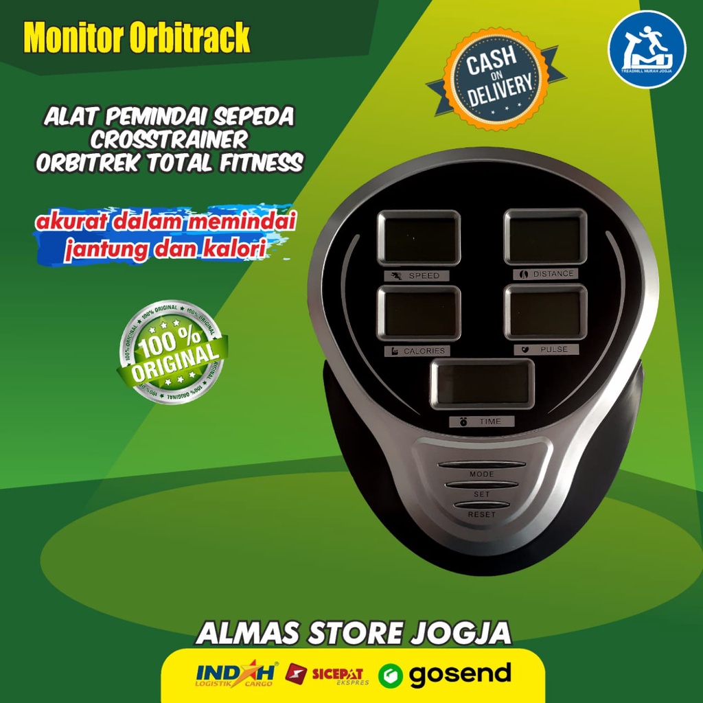 Sepeda Olahraga Fitness Cross Trainer  Gym Statis Orbitrek Speda Magnetik Elliptical Crosstrainer St