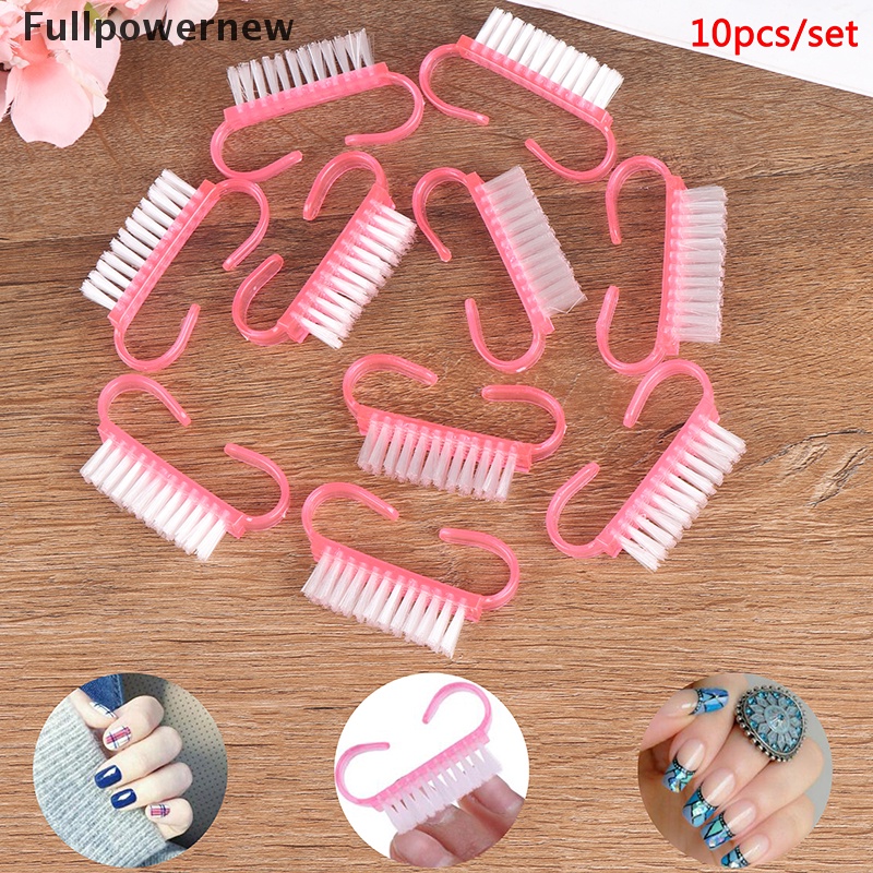 [FULL] 10pcs Nail Clean Brush Finger Care Dust Clean nail art brush nail Manicure tools