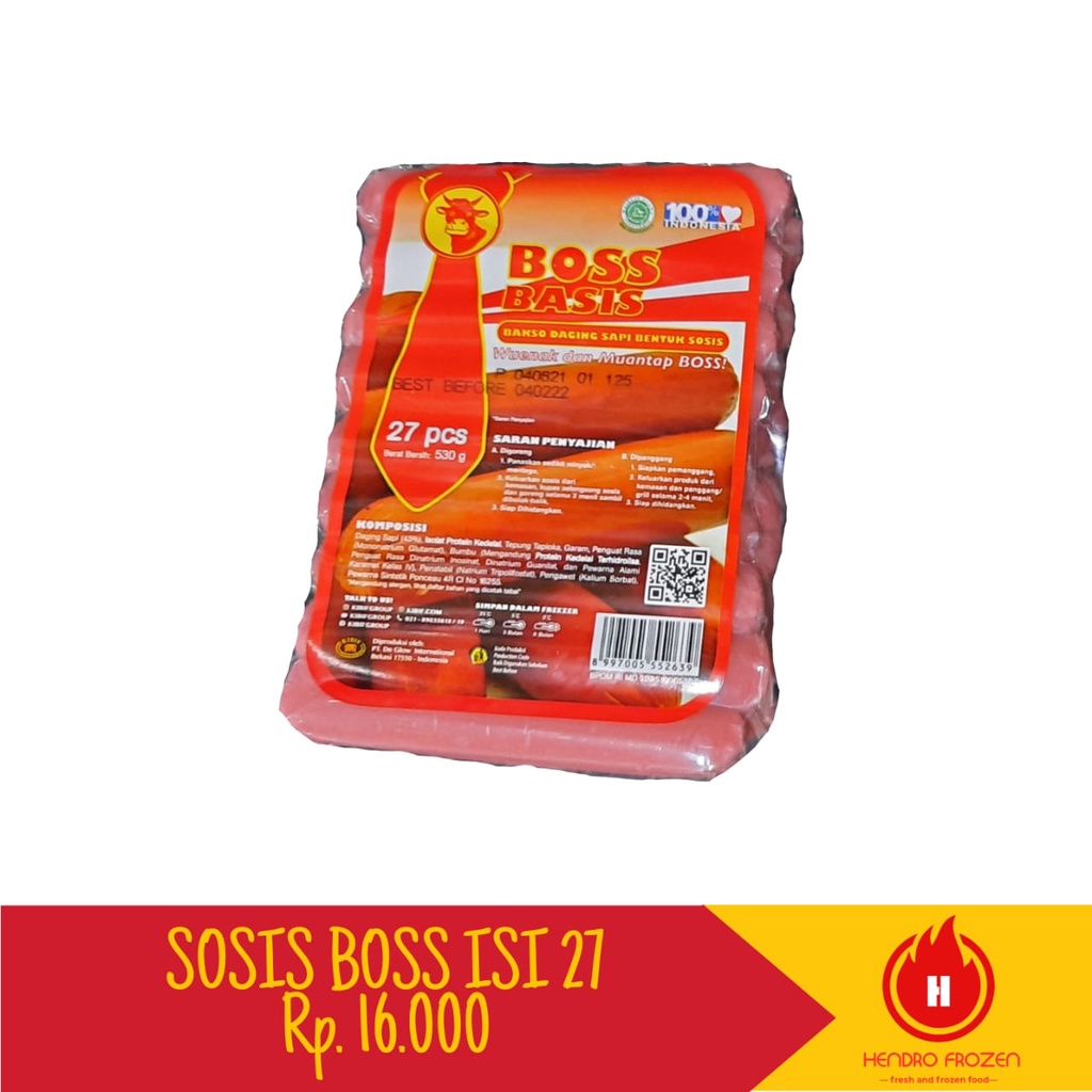 

SOSIS BOSS MERAH ISI 27