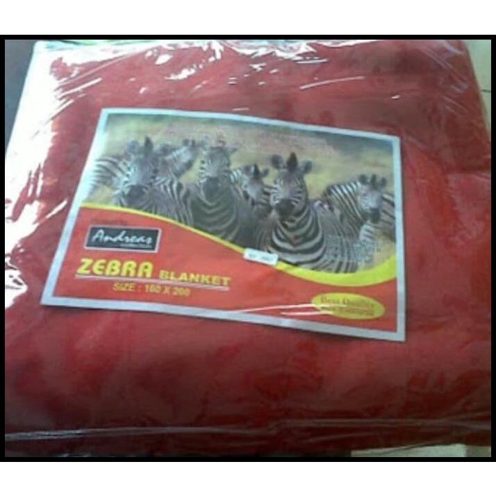 Selimut Wol Zebra