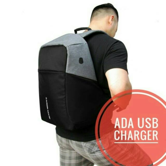 Tas Ransel Anti Maling / Smart Backpack / Carion mark original / Carion Asli