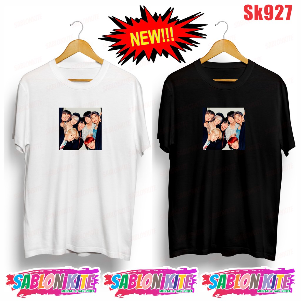 MURAH!!! KAOS KPOP MEMBER SK927 JK V RM SG JIN JH JM UNISEX