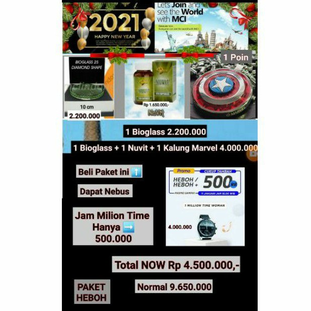 Paket Kesehatan Bioglass dan Nuvit