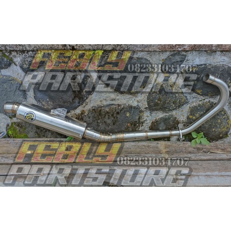 KNALPOT KENALPOT PEKAJAMAN BULAT ORIGINAL STENLISH CB GL MEGAPRO TIGER GL100 KNALPOT PEKAJAMAN CB GL