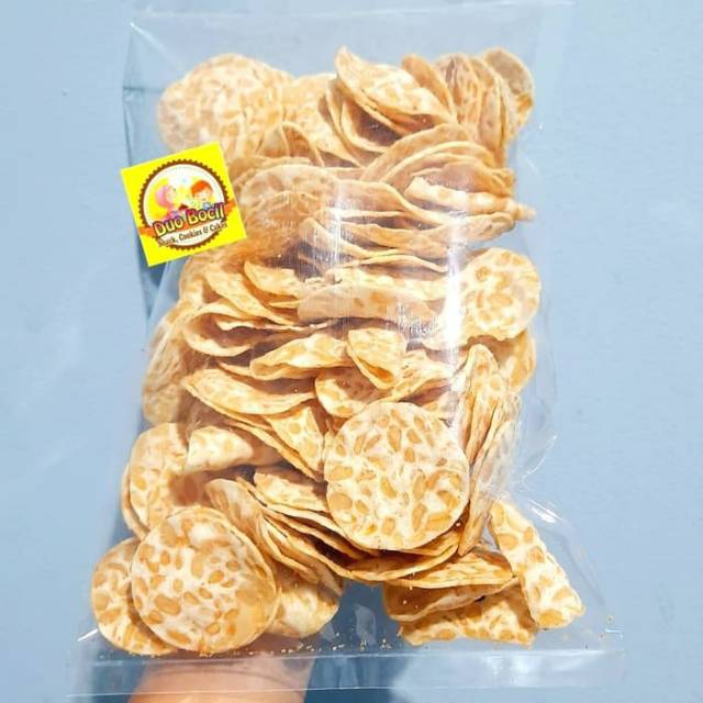 

Keripik Tempe Oven Mini Spesial 250 Gram - Duo Bocil Snack