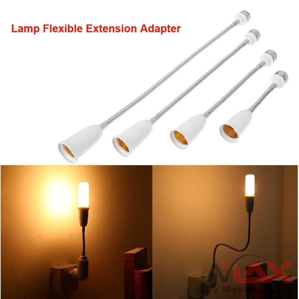 Adapter Ekstensi Bohlam E27 ke E27 20cm - LS4G Warna Silver