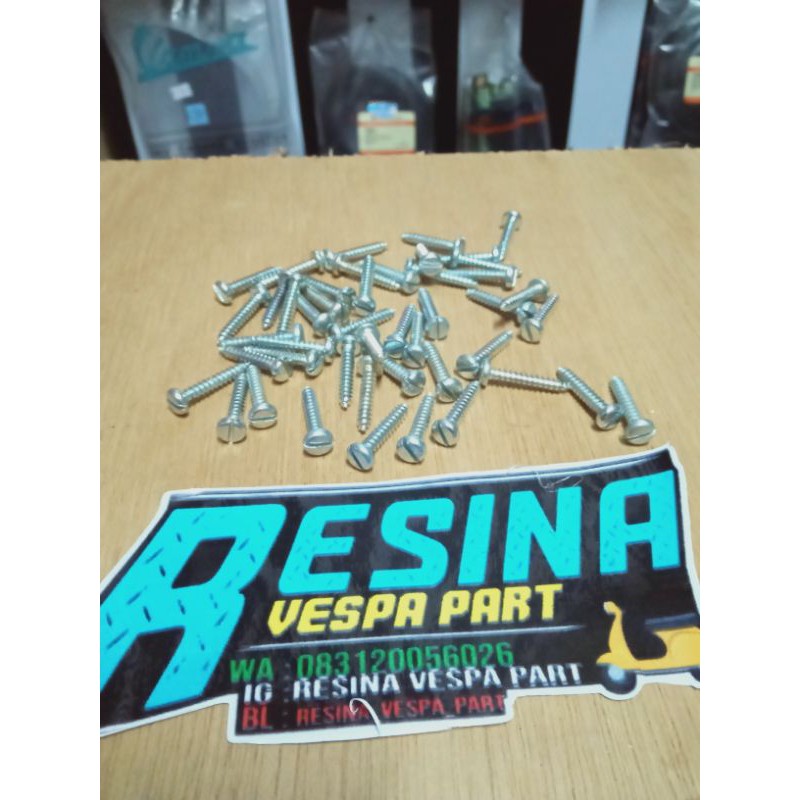 baut min klakson lidah tengah vespa super sprint vbb bajaj per 10 pcs