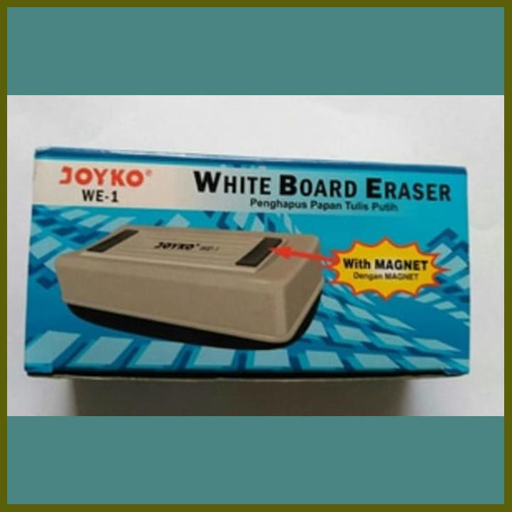 

PENGHAPUS PAPAN TULIS - WHITE BOARD ERASER JOYKO WE1 ( DENGAN MAGNET )