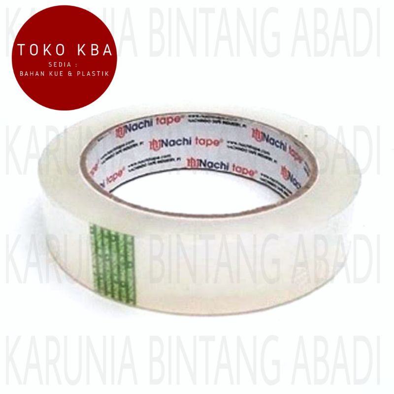 

Isolasi Lakban Bening Nachi Tape BOPP 1 inchi ( 24 mm ) x 100 yard - 1 pcs