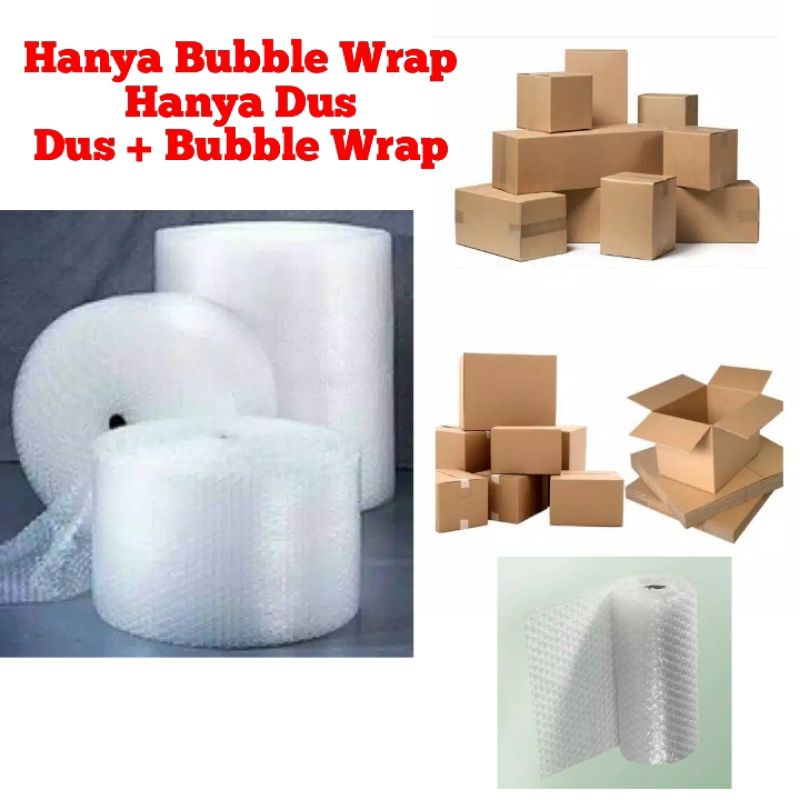 

BUBBLE WRAP EXTRA TAMBAHAN PACKING